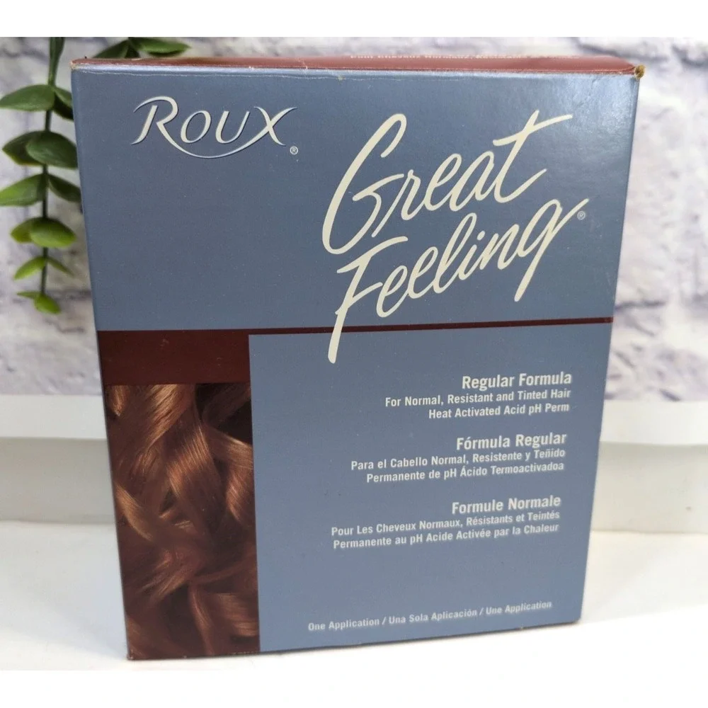 VTG NIB!😍Roux Great Feeling Regular Formula Normal Tinted Hair Heat Activated